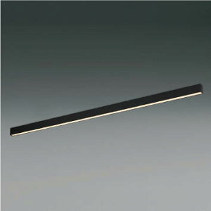 おしゃれ照明 コイズミ照明 KOIZUMI 調光ベースライト AH55186 電球色 黒色 1500mmタイプ 傾斜天井・直付・壁付取付可能型 幅32mmのコンパクトなライン照明