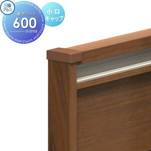 【部品】 フェンス 三協アルミ 三協立山 フレイナ Y1型 小口キャップ 木調タイプ 2006用 境界 屋外 アルミ 形材フェンスガーデン DIY 塀 壁 囲い