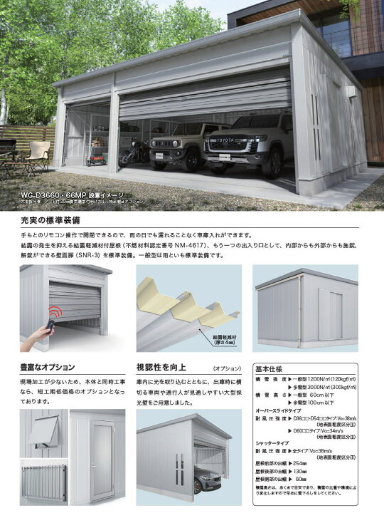 楽天市場】【無料☆特典対象】 イナバ物置 稲葉製作所 車庫 ガレージ 