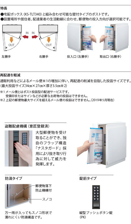 楽天市場】【無料プレゼント対象商品】 郵便ポスト 郵便受け 壁付け 