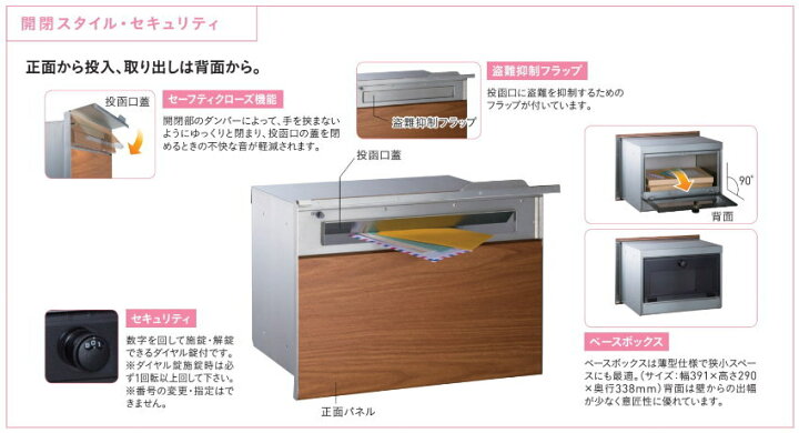 楽天市場】【無料☆特典対象】 郵便ポスト 郵便受け 埋め込みポスト 