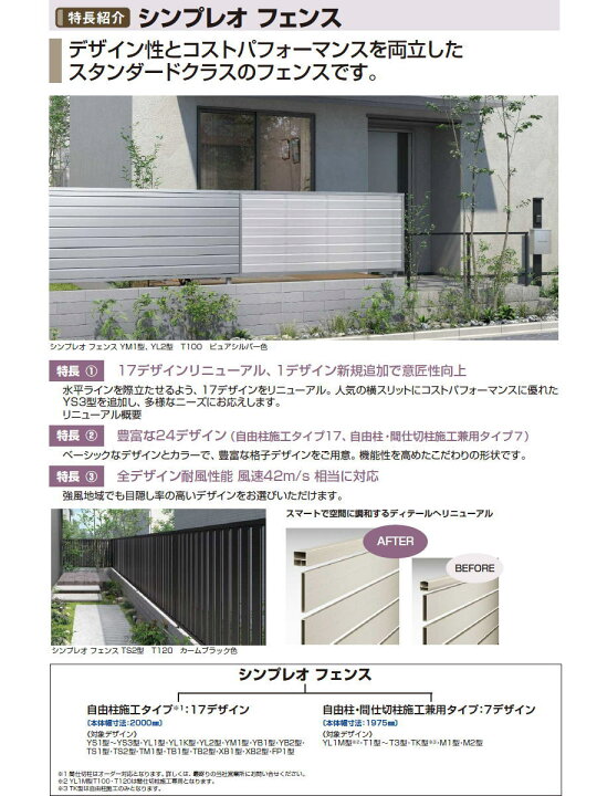 楽天市場】【無料☆特典対象】 フェンス 目隠し YKK YKKap シンプレ 