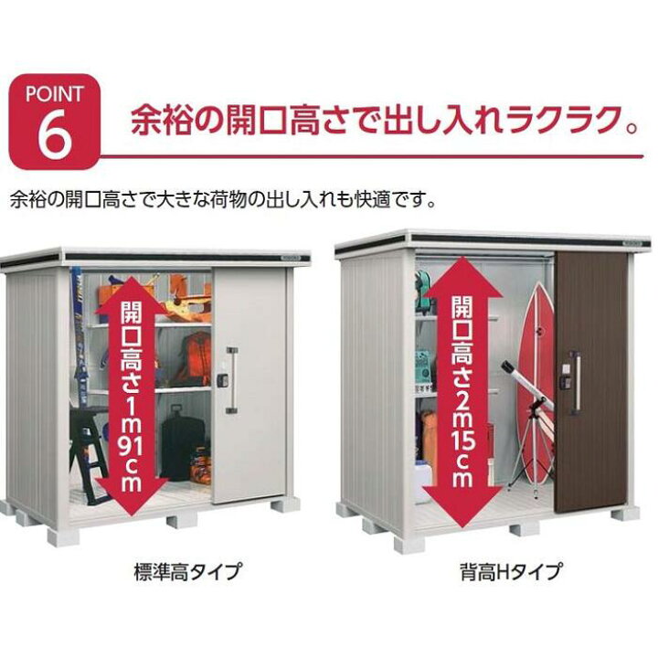 楽天市場】ヨド物置 屋外用 中型 大型 エルモ LMD-3622H 一般型 3620 