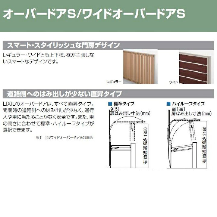 楽天市場】LIXIL リクシル TOEX ワイドオーバードアS5型 マテリアル 
