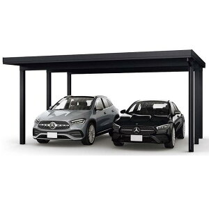 YKKAP カーポート ジーポートPro 積雪100cm対応 2台用 6本柱 折板【税込】