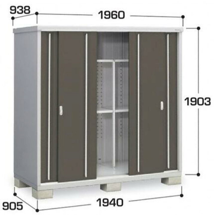 楽天市場】イナバ物置 シンプリー 一般型 1940×905×1903 MJX-199E 屋外 