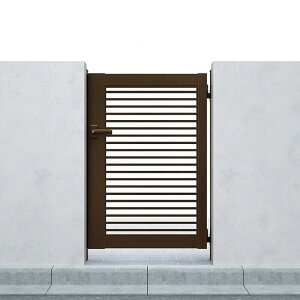 エクスショップ Value Select プレシオス門扉 横格子 片開き ゲート・門扉 ドア 玄関 門 おしゃれ【税込】