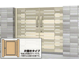 三協アルミ リフレア 3型 片開き ゲート・門扉 ドア 三協立山【税込】