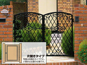 三協アルミ ファンセル1型 片開き ゲート・門扉 ドア 玄関 門 おしゃれ 三協立山【税込】