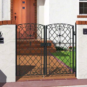 三協アルミ キャスリート1型 両開き ゲート・門扉 ドア 玄関 門 おしゃれ 三協立山【消費税込み】