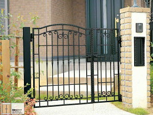 四国化成 ブルーム門扉 3型 両開き ゲート・門扉 ドア 玄関 門 おしゃれ【消費税込み】