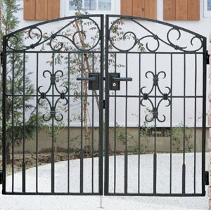 LIXIL リクシル TOEX アルミ鋳物門扉 コラゾン2型 両開き ゲート・門扉 ドア 玄関 門 おしゃれ【消費税込み】