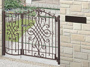 LIXIL リクシル TOEX アプローチ ルナ EL型 親子開き ゲート・門扉 ドア 玄関 門 おしゃれ【税込み】