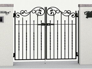 LIXIL リクシル TOEX ラフィーネ門扉1型 両開き ゲート・門扉 ドア 玄関 門 おしゃれ【税込】