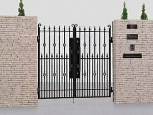 LIXIL リクシル TOEX ヴィア・ル・クラシコ トラッド ロイヤルブラック 両開き ゲート・門扉 ドア 玄関 門 おしゃれ【税込】