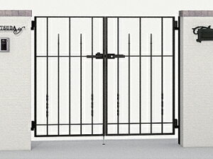 LIXIL リクシル TOEX ラフィーネ門扉 3型 両開き ゲート・門扉 玄関 門 おしゃれ ドア【税込】