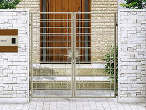 YKKAP YKK シャローネ門扉SB01型 両開き ゲート・門扉 ドア 玄関 門 おしゃれ【税込】