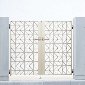 YKKAP YKK シャローネ門扉SC01型 両開き ゲート・門扉 ドア 玄関 門 おしゃれ【税込】