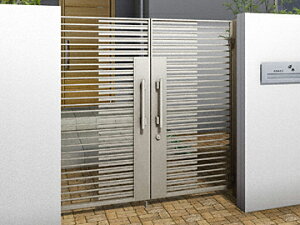 YKKAP YKK シャローネ門扉SA03型 両開き ゲート・門扉 ドア 玄関 門 おしゃれ【税込】