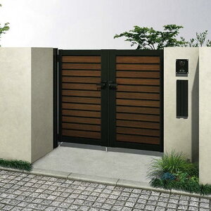 YKK AP ルシアス 門扉 YM1型 横目隠し 両開き 複合色 ドア【税込】