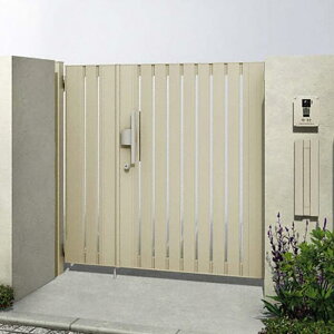 YKK AP ルシアス 門扉 TS3型 たてスリット 親子開き アルミ色 ドア【税込】