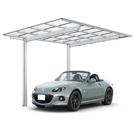エクスショップ Value Select カーポート 1台用 片流れ ソリッドポート 駐車場屋根【税込】