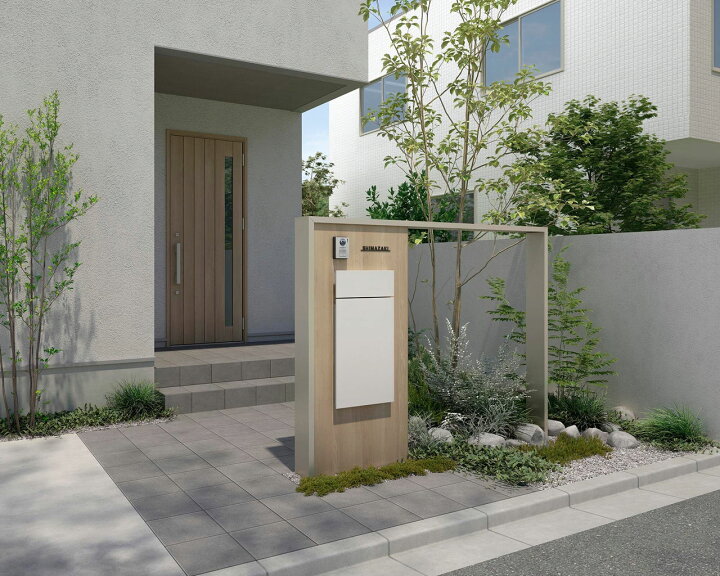 楽天市場】機能門柱 ポスト 表札 LIXIL 機能門柱FK セット3 前入れ後ろ 