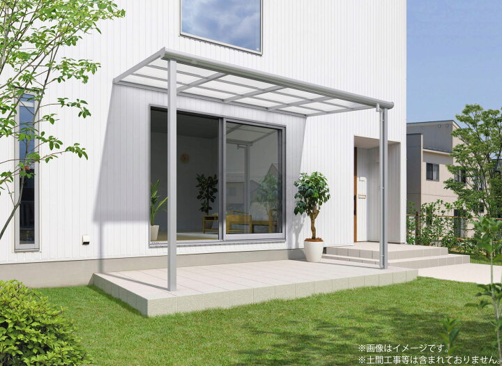 楽天市場】テラス屋根 三協アルミ レボリューA 600タイプ R型 ポリカ 