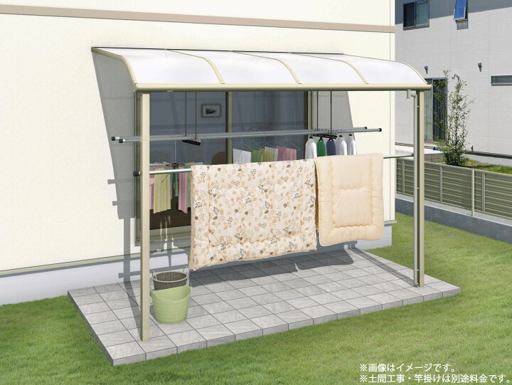 楽天市場】テラス屋根 三協アルミ レボリューA 600タイプ R型 ポリカ 