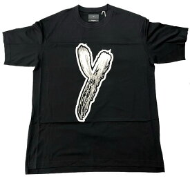 ワイスリー Y-3 Tシャツ 半袖 メンズ レディース グラフィック ロゴ Tシャツ STR WO CUF PNT HY1271 BLACK ブラック adidas ヨウジヤマモト
