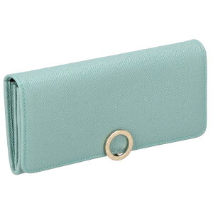 ブルガリ 長財布 レディース ブルガリブルガリ BVLGARI 287301 GRAIN GLACIER TURQUO グレイシャーターコイズ プレゼント