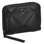 カルバンクライン Calvin Klein 折財布 二つ折り財布 ラウンドファスナー メンズ K60K610785 BAX ブラック プレゼント