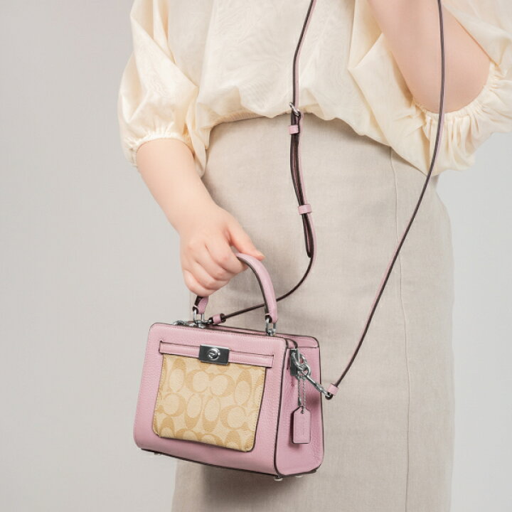 楽天市場】コーチ 2way ショルダー ピンクの通販 COACH コーチ 