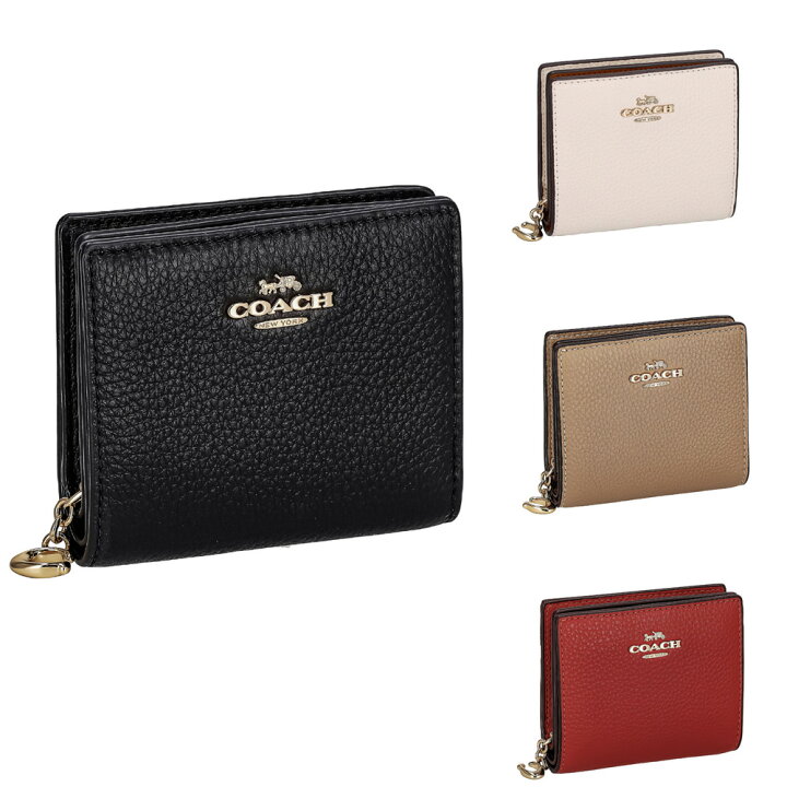 楽天市場】コーチ COACH 二つ折り財布 ミニ財布 折財布 パスケース 