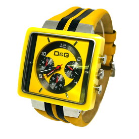 D&G ドルチェ＆ガッバーナ 腕時計 時計 クロノグラフ メンズ レディース DW0063 イエロー