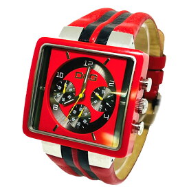 D&G ドルチェ＆ガッバーナ 腕時計 時計 クロノグラフ メンズ レディース DW0064 レッド