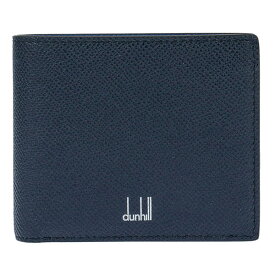 ダンヒル dunhill 折財布 二つ折り財布 メンズ財布 カドガン CADOGAN 18F2320CA410 ネイビー プレゼント