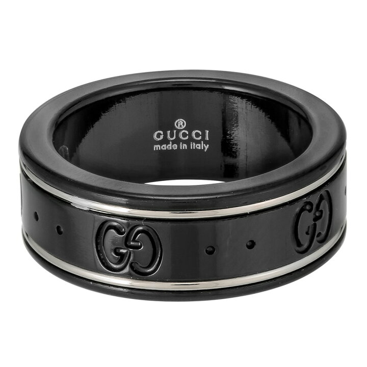 楽天市場】グッチ GUCCI リング 指輪 メンズ レディース ブラック 