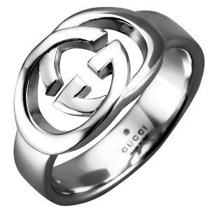 グッチ GUCCI リング 指輪 アクセサリー レディース メンズ ダブルGリング シルバー 190483 J8400 8106 プレゼント