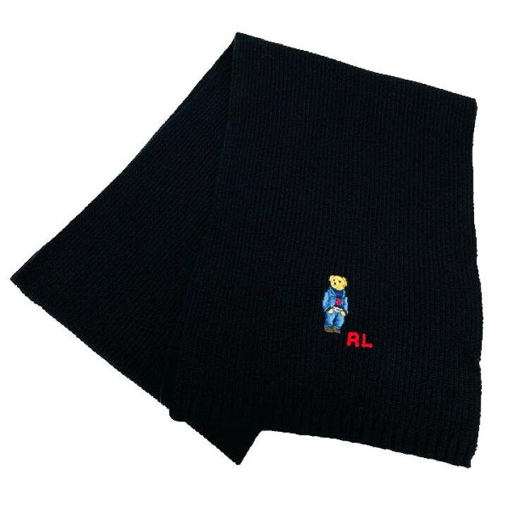 楽天市場】ポロ ラルフローレン POLO RALPH LAUREN マフラー リブ編み 