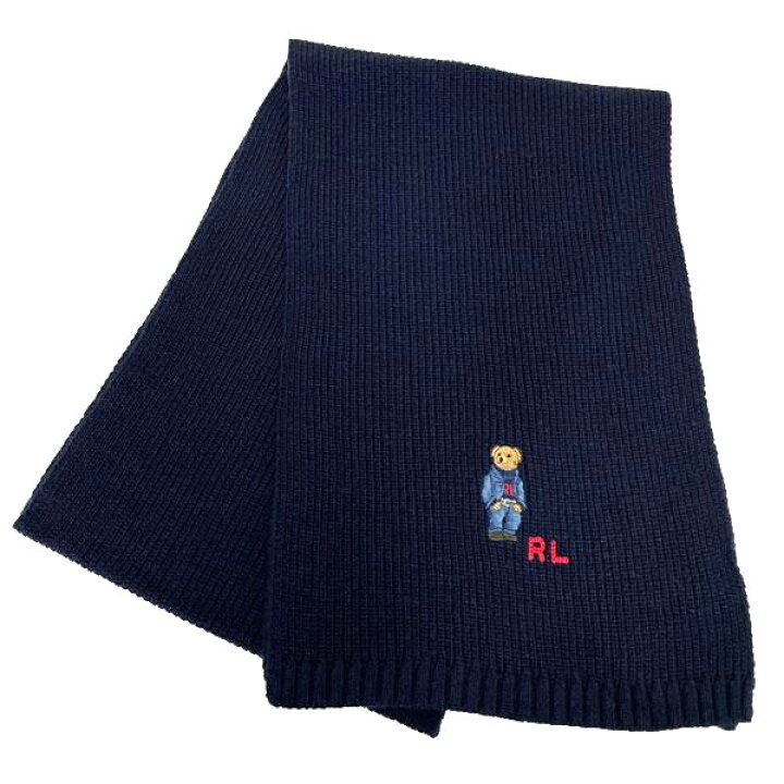 楽天市場】ポロ ラルフローレン POLO RALPH LAUREN マフラー リブ編み 