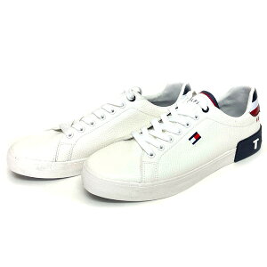 トミーヒルフィガー スニーカー メンズ カジュアル シューズ 靴 ローカット ロゴ TOMMY HILFIGER TMREZZ WHILL ホワイト