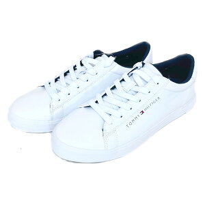 トミーヒルフィガー スニーカー メンズ カジュアル シューズ 靴 ローカット ロゴ TOMMY HILFIGER TMRIBBY WHI01 ホワイト