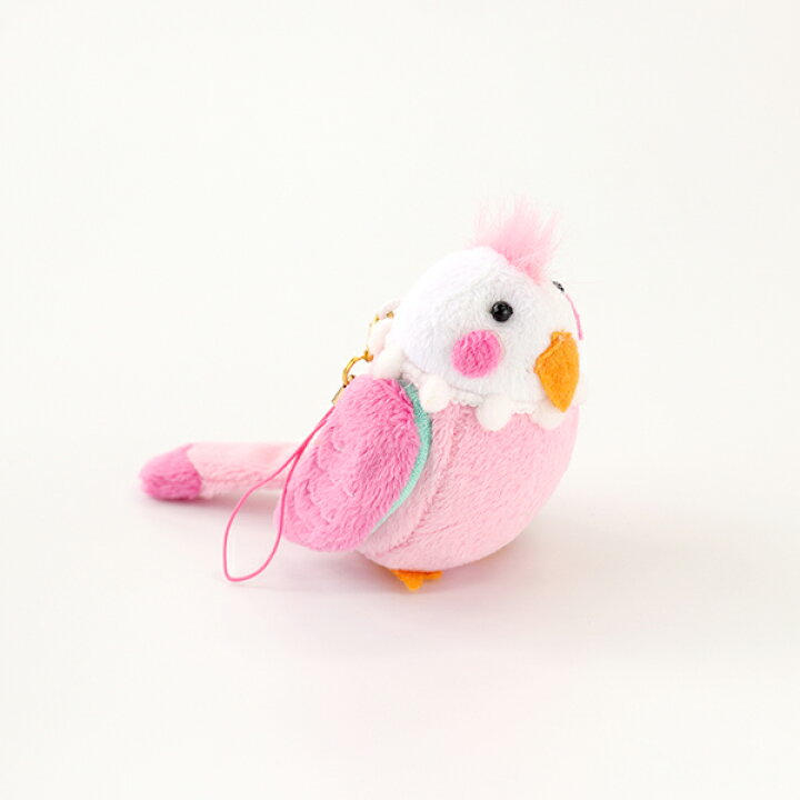 楽天市場 パイン クリエイト ことりストラップ ピンク Pk ことり 小鳥 雑貨 ぬいぐるみ キーホルダー ストラップ インコ オカメインコ Exceedjapan