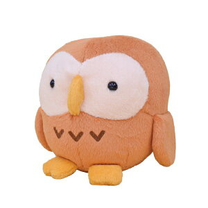 Mサイズ ★フクロウ(茶) ◆  雑貨 ぬいぐるみ インテリア 飾り 抱っこ TSTアドバンス ふくろう 梟【ムニュマム】
