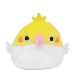 オカメインコ ぬいぐるみ ことり 小鳥 雑貨 グッズ 手のひらサイズ ふわふわ もっちり まんまる ころころ 癒し おもちゃ 人形 ぬい撮り インテリア ディスプレイ 置物 三英貿易 だんごフレンズ プレゼント ギフト 贈り物【とりだんご】