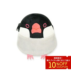 ポーチーズ　★桜文鳥　◆ゆうパケット対応◆ことり 小鳥 雑貨 グッズ ポーチ コスメポーチ 化粧ポーチ 小物入れ 鳥【ことりすまいる】