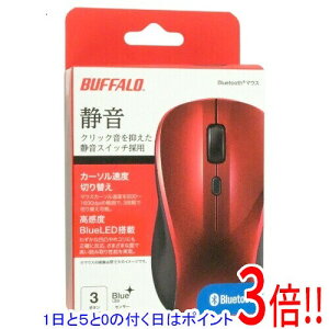 �y1����5.0�̂����A18���̓|�C���g3�{�I�zBUFFALO BlueLED���w���}�E�X �É� 3�{�^�� BSMBB110RD ���b�h