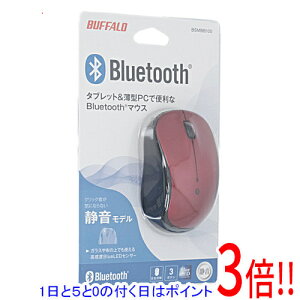 �y1����5.0�̂����A18���̓|�C���g3�{�I�zBUFFALO BlueLED�}�E�X BSMBB100RD ���b�h