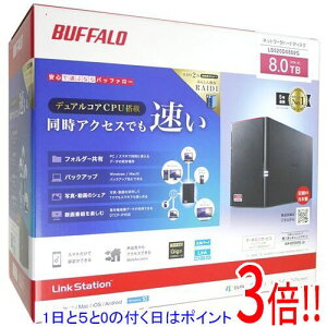 yۏؑΉ!!zyVi󂠂(EԂ)z BUFFALO LinkStation LS520D0802G 8TB